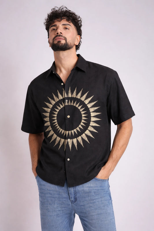 Black Circle Mens Premium Shirts