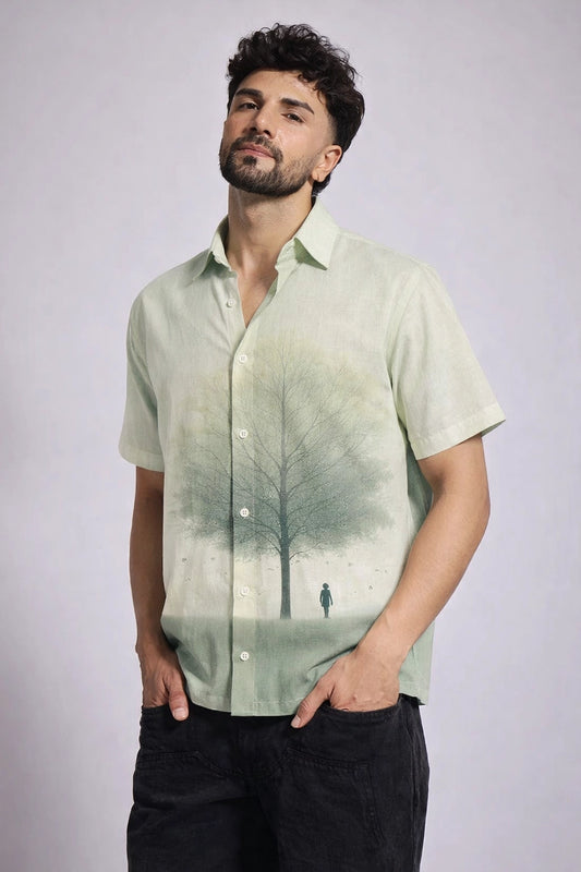 Green Tree Mens Premium Shirts