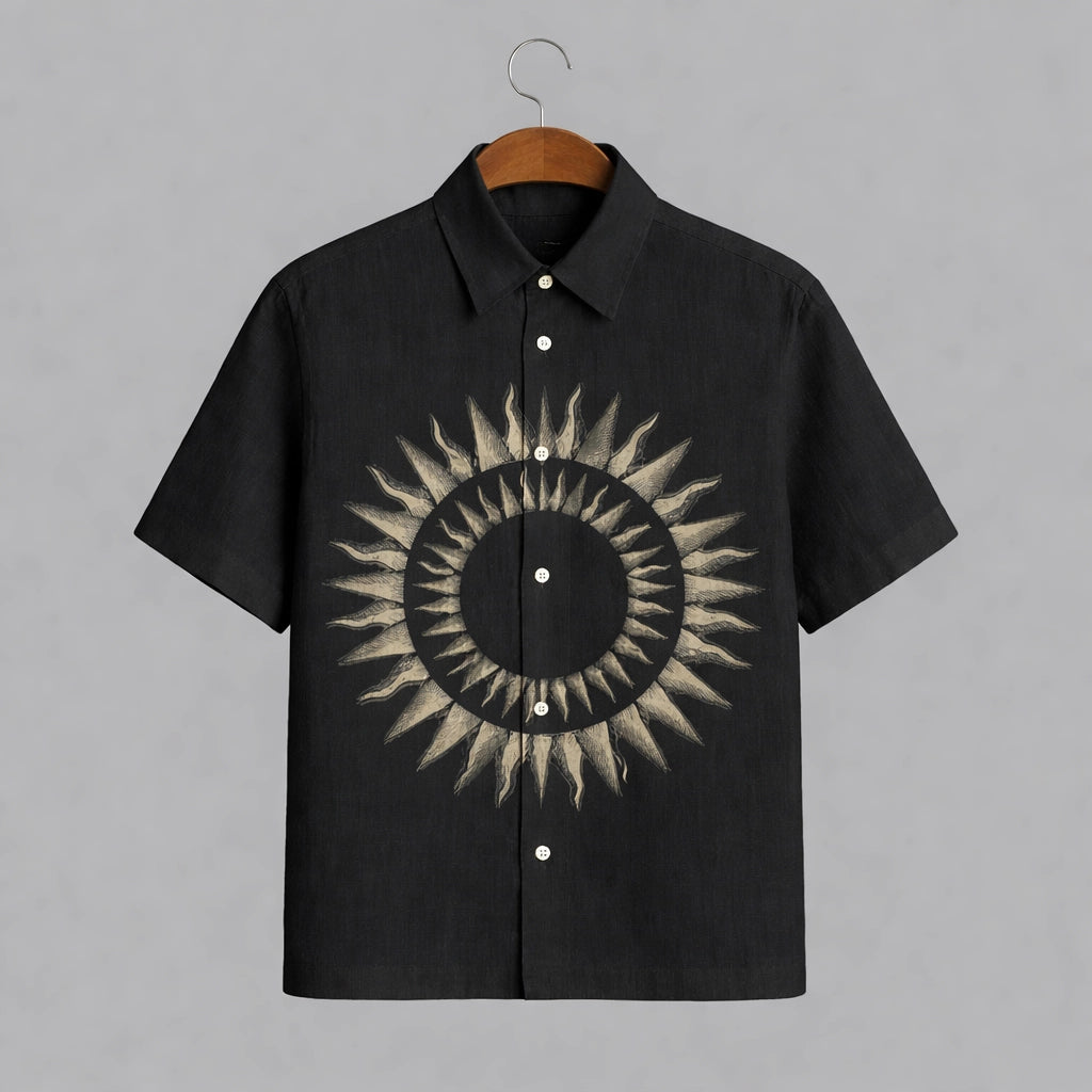 Black Circle Mens Premium Shirts