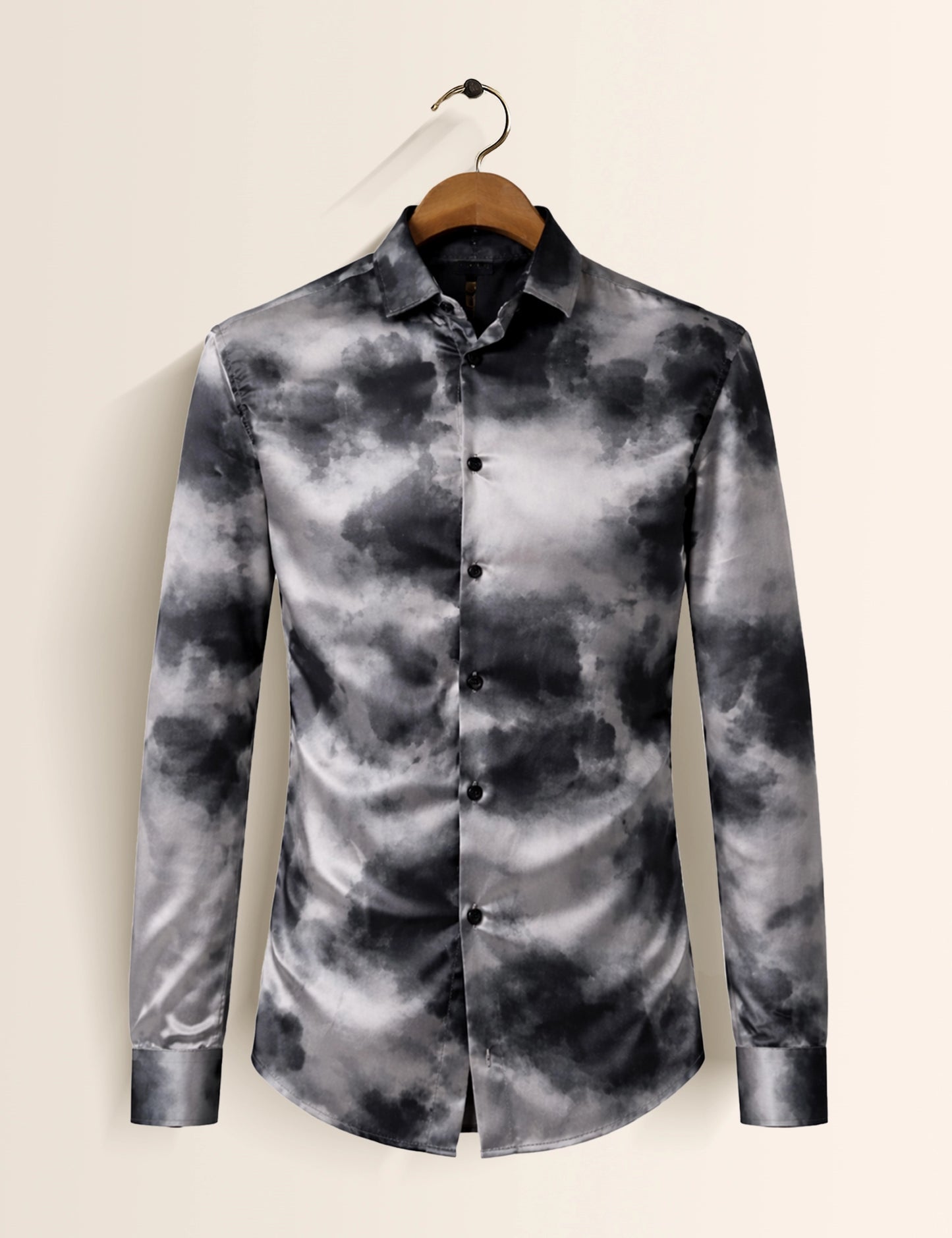 Black Smokey Premium Mens Shirt