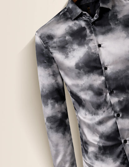 Black Smokey Premium Mens Shirt