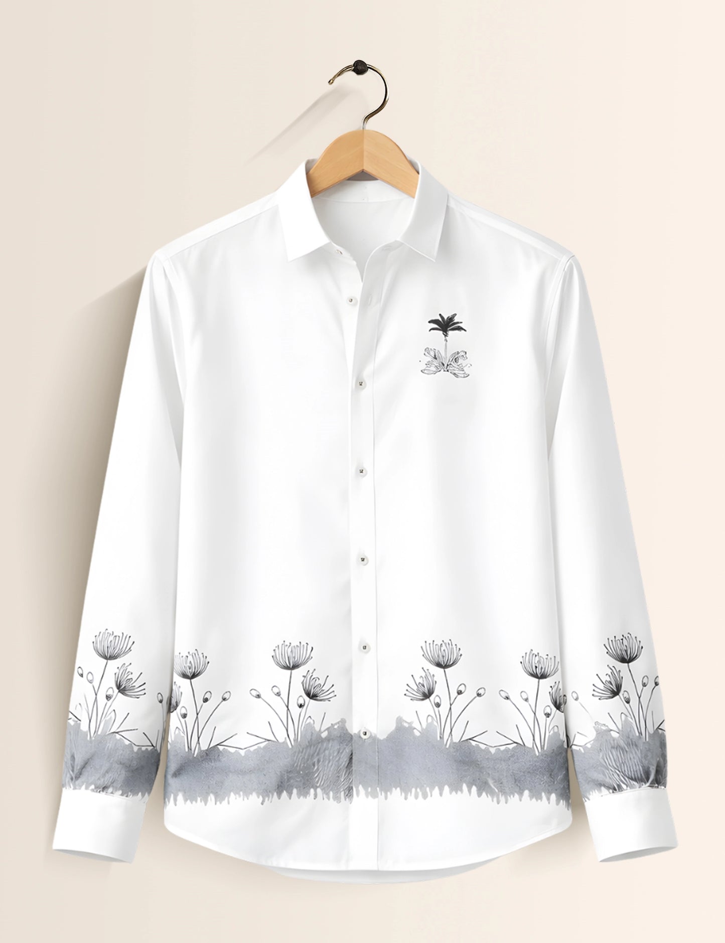 Bottom Petals Premium Mens Shirt