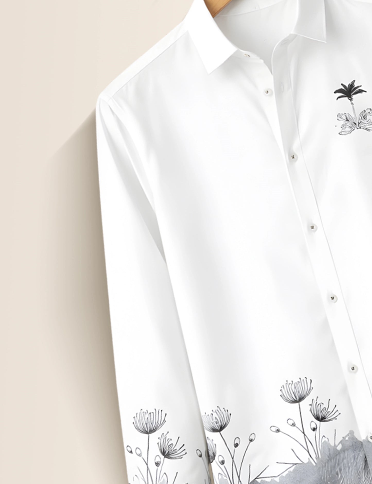 Bottom Petals Premium Mens Shirt