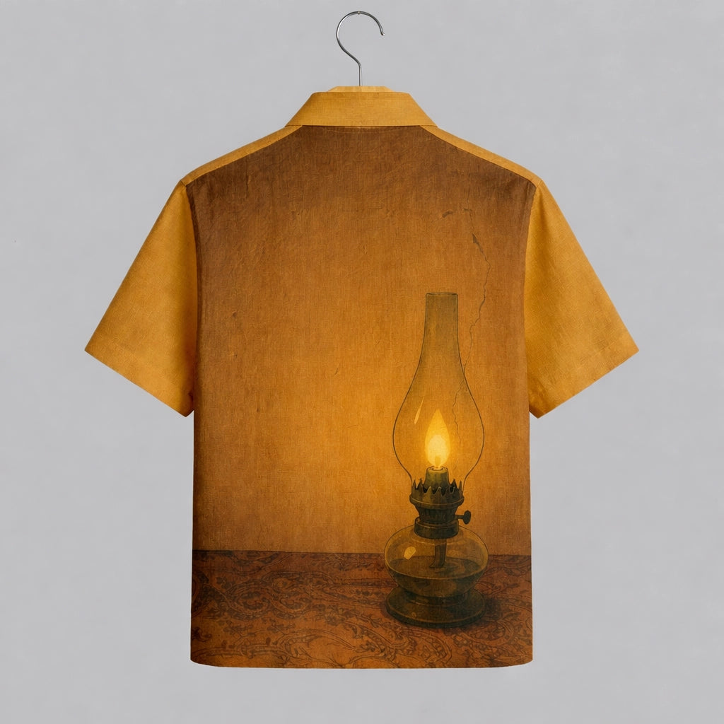 Brown Lamp Mens Premium Shirts