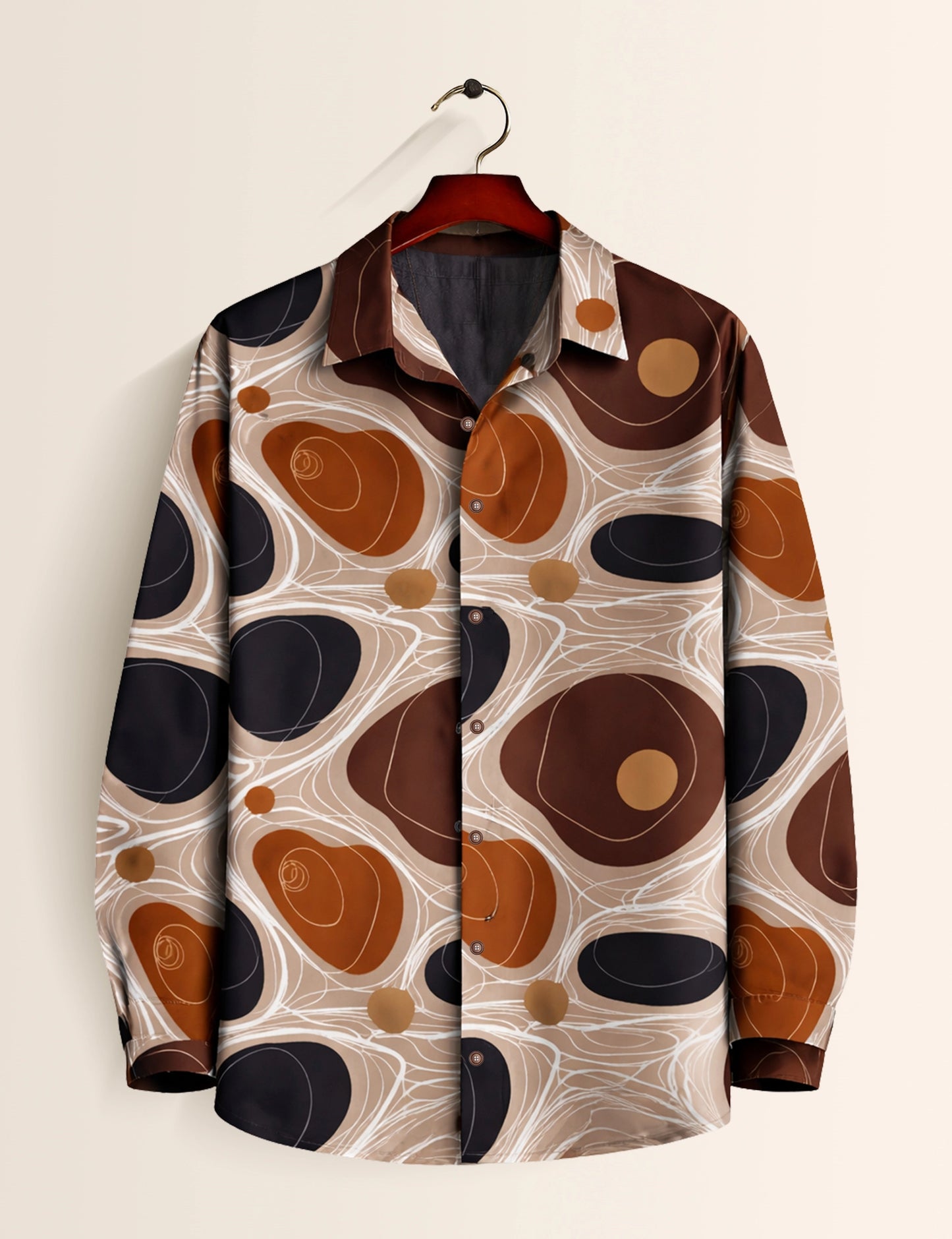 Brown Mocha Premium Mens Shirt