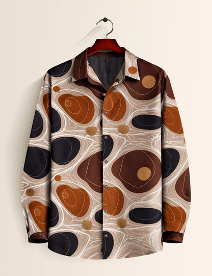 Brown Mocha Premium Mens Shirt