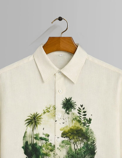 Circle Earth Mens Premium Shirts