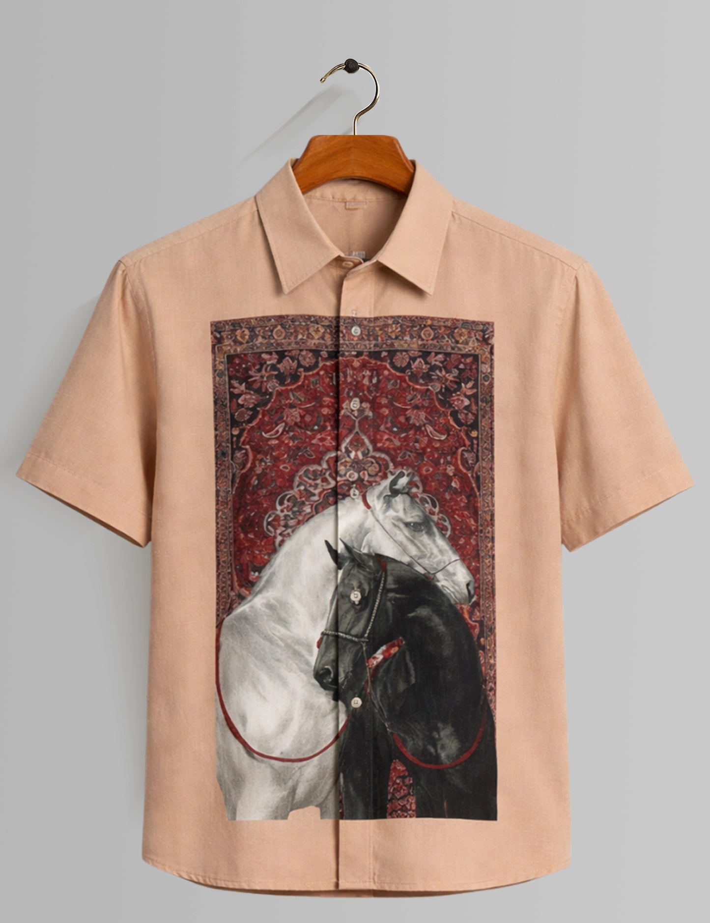 Coffee Horse Mens Premium Shirts