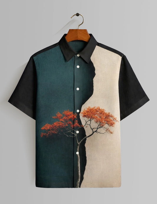 Half Tree Mens Premium Shirts