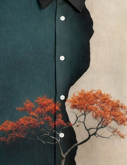 Half Tree Mens Premium Shirts