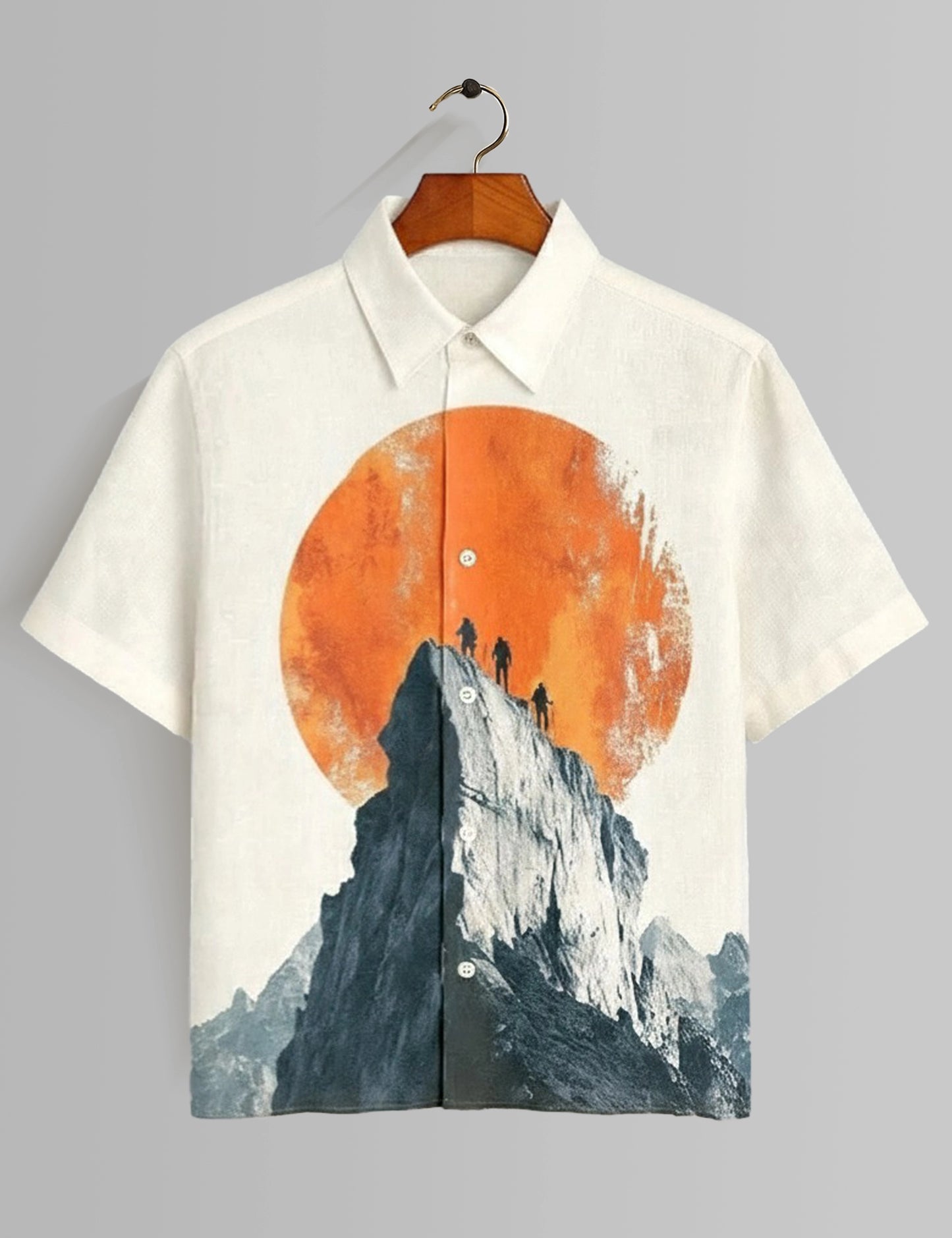 Moon Mountain Mens Premium Shirts