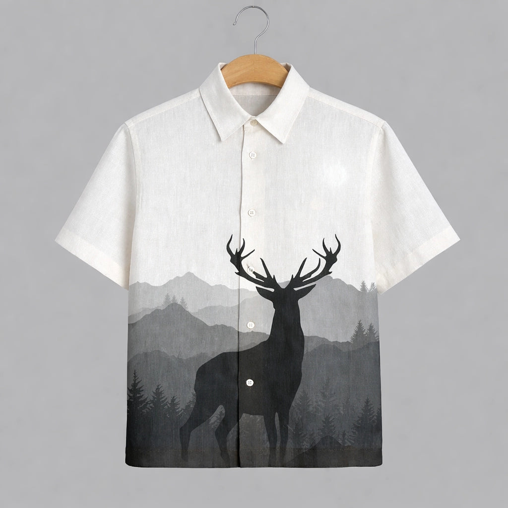 Night Deer Mens Premium Shirts