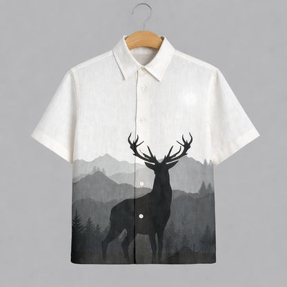 Night Deer Mens Premium Shirts