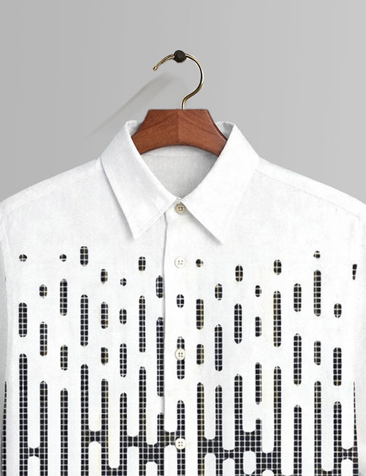 Pixel Vertical Mens Premium Shirts