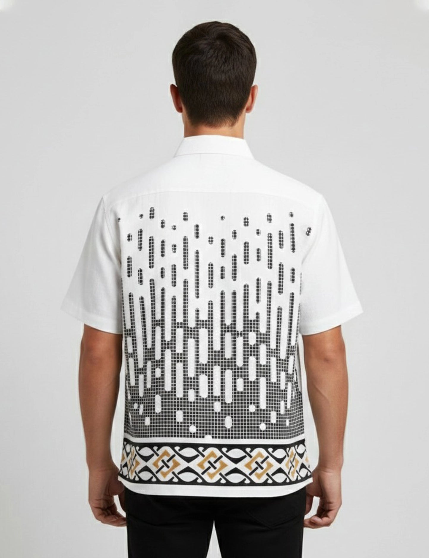 Pixel Vertical Mens Premium Shirts