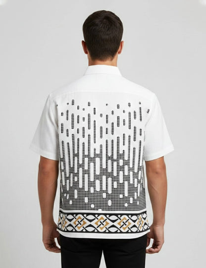 Pixel Vertical Mens Premium Shirts
