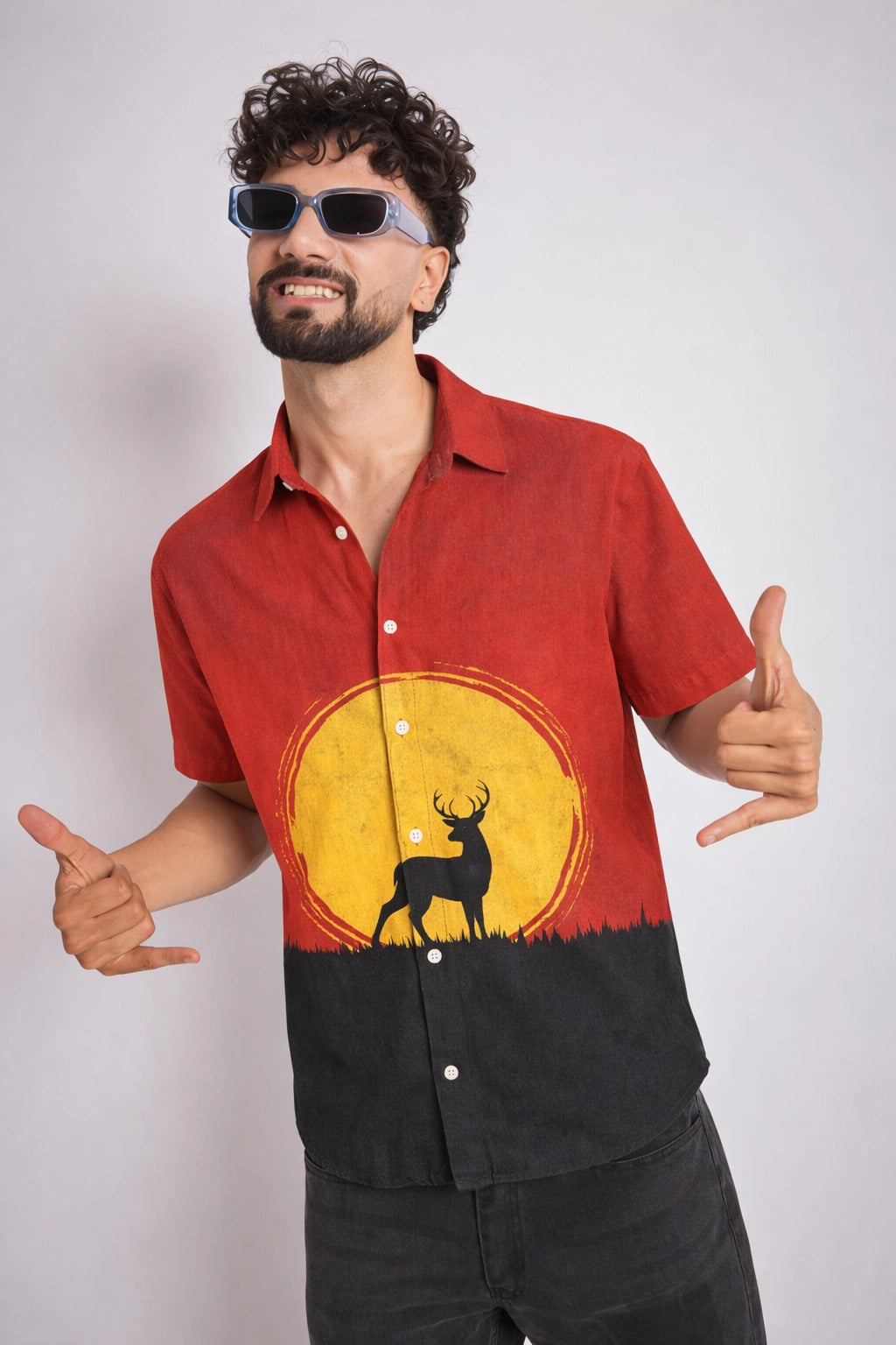 Red Deer Mens Premium Shirts