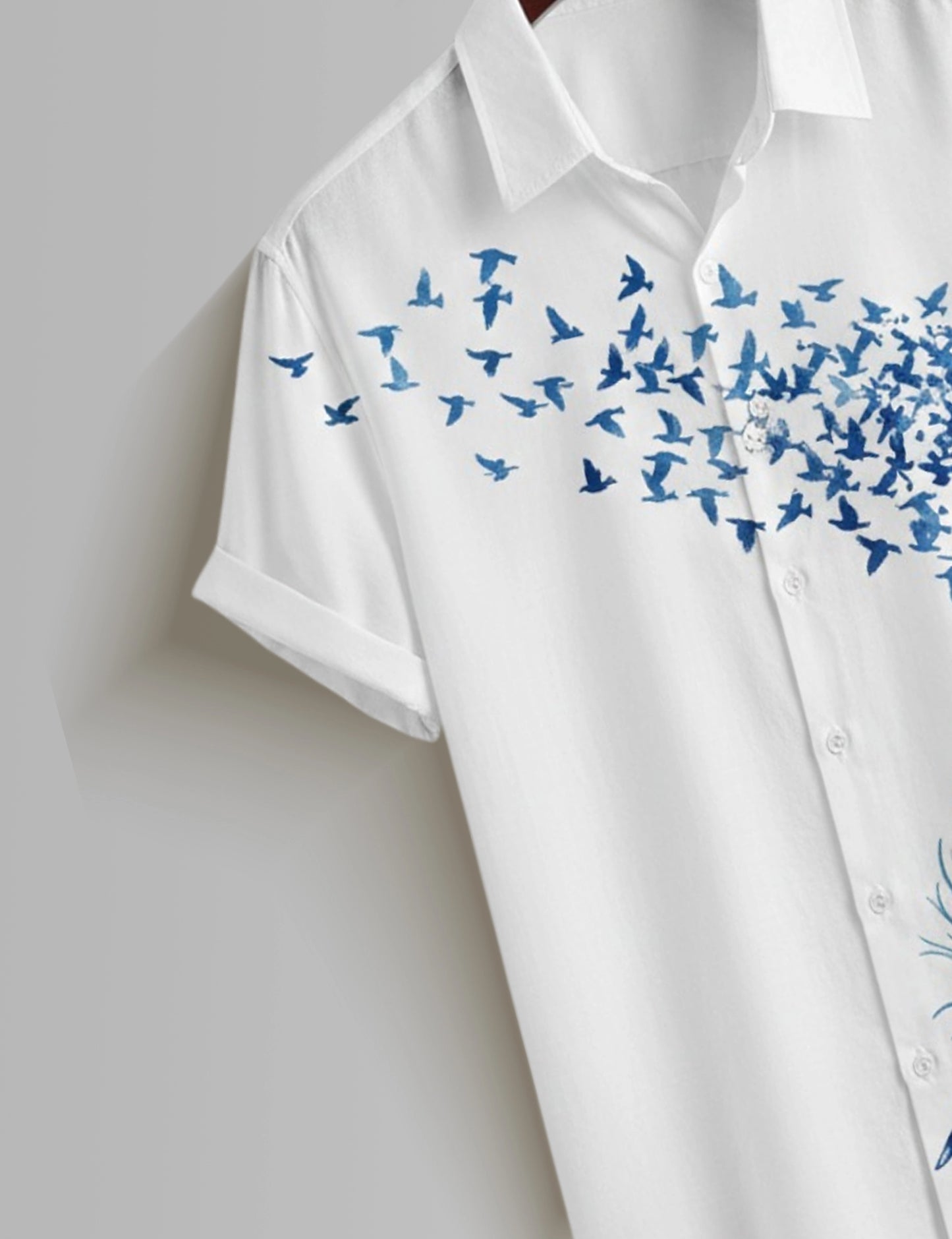 White Feather Mens Premium Shirts