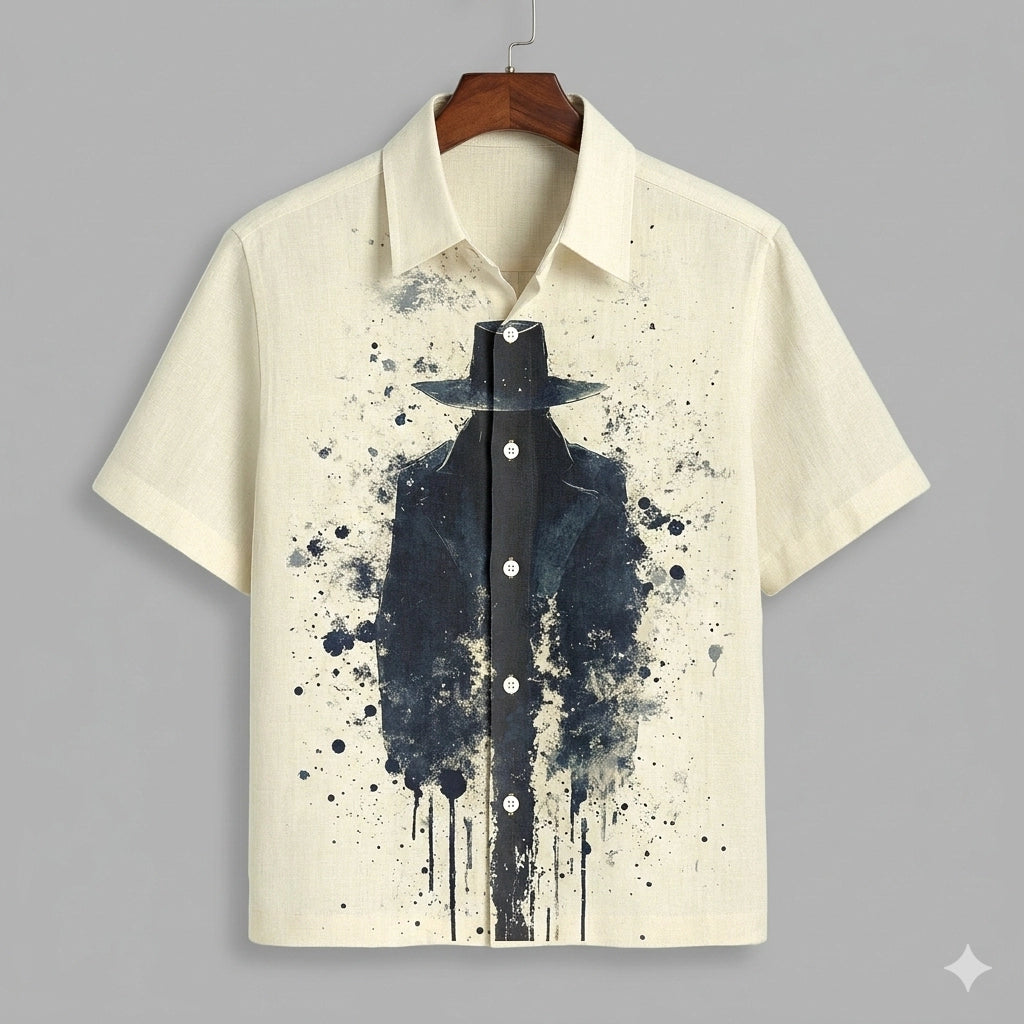 White Godfather Mens Premium Shirts