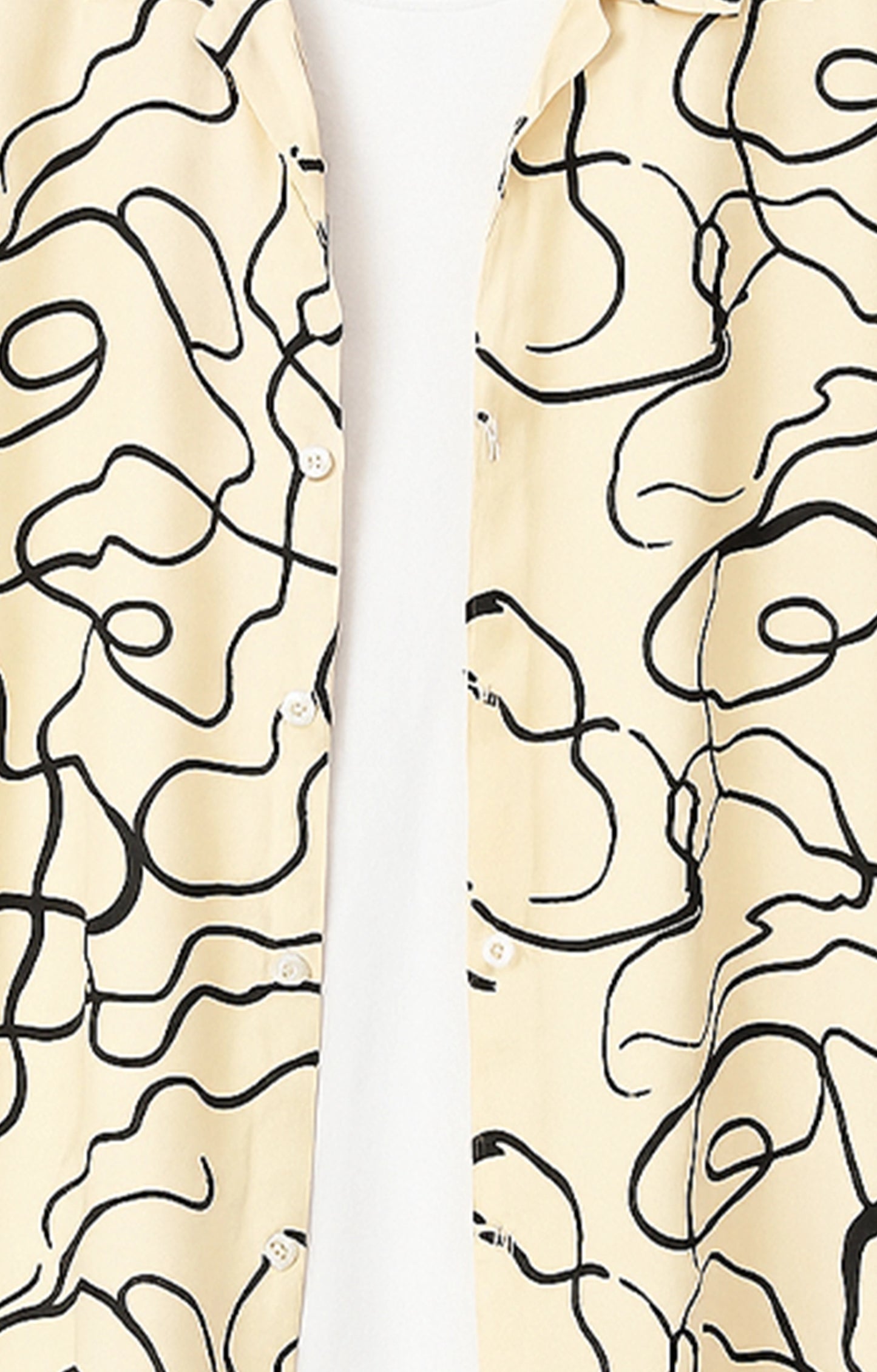 Black_Threads Casual short-sleeve button-up shirt