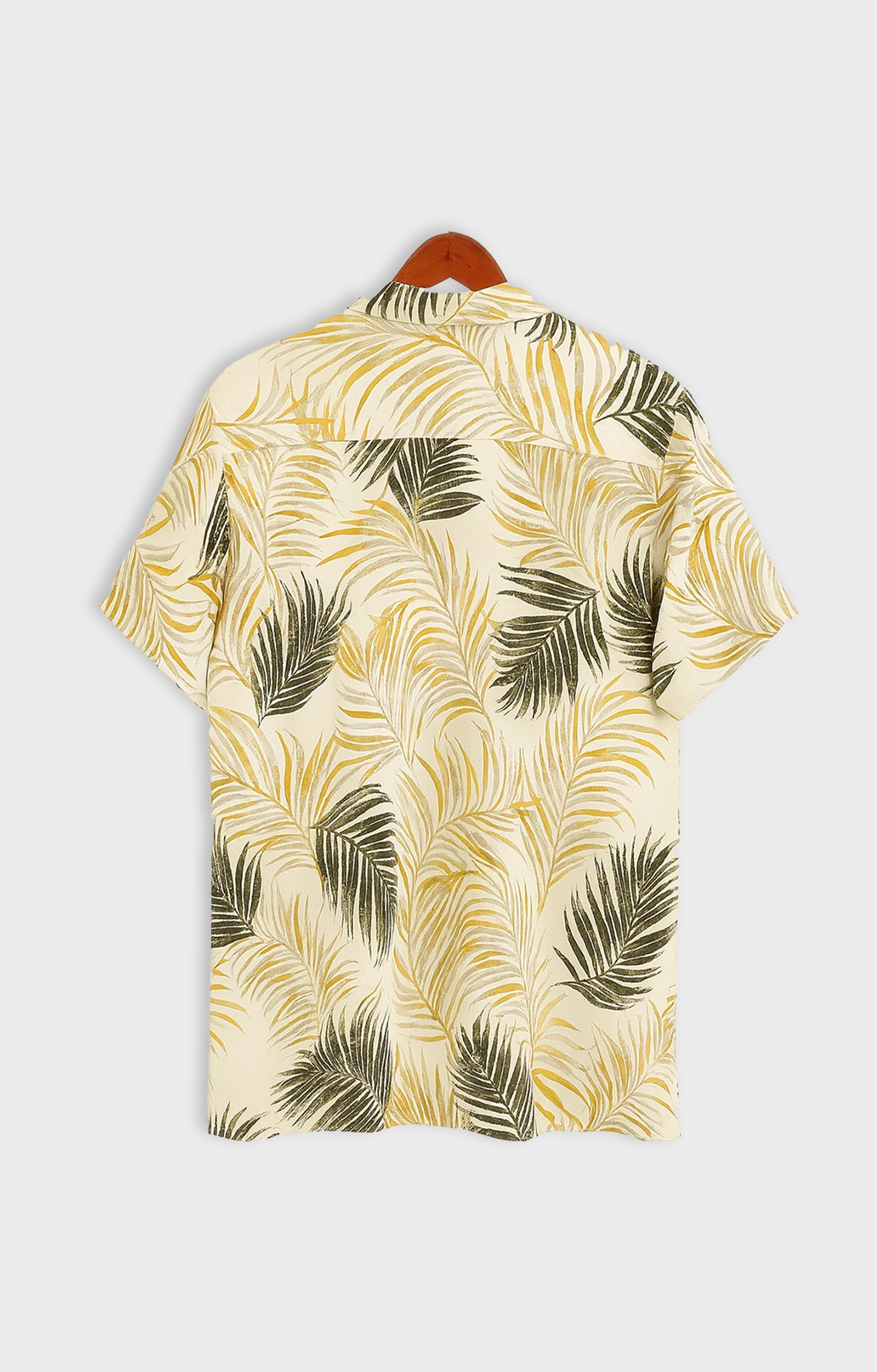 Yellow_Leaves Casual short-sleeve button-up shirt